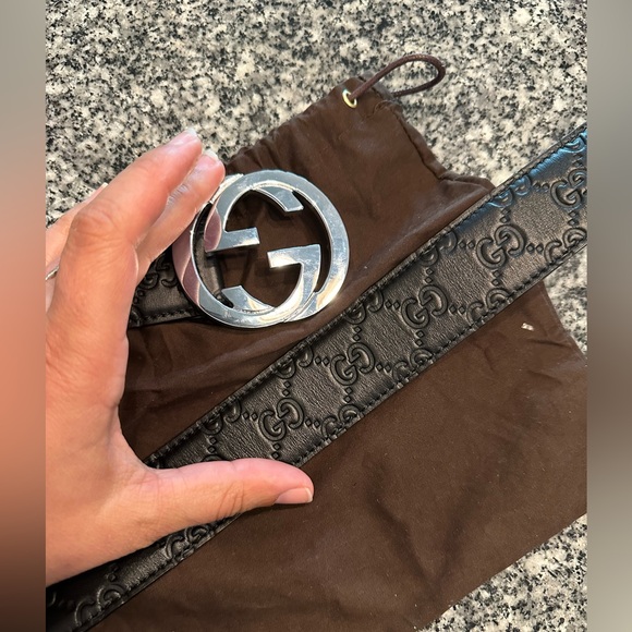 Gucci Signature Leather Belt - Picture 6 of 8